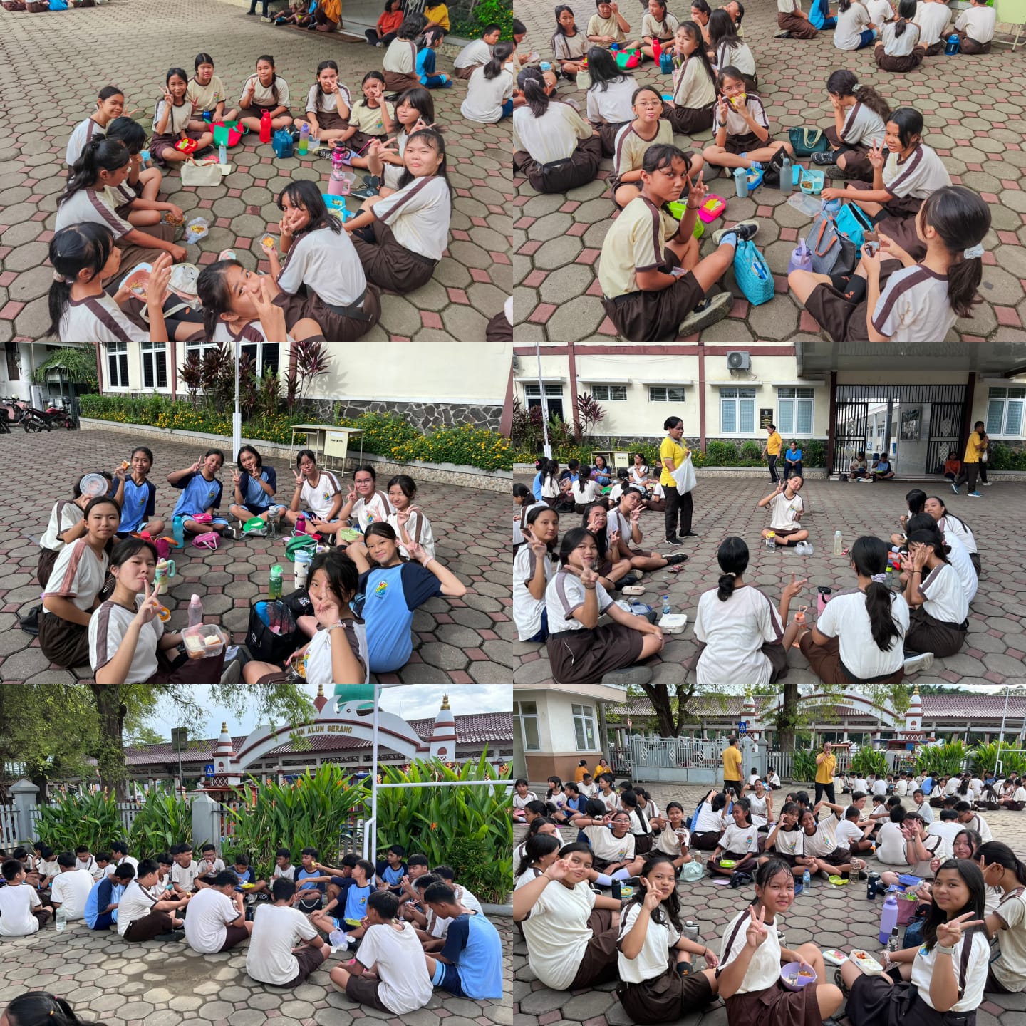 Kegiatan Senam dan Makan Bersama