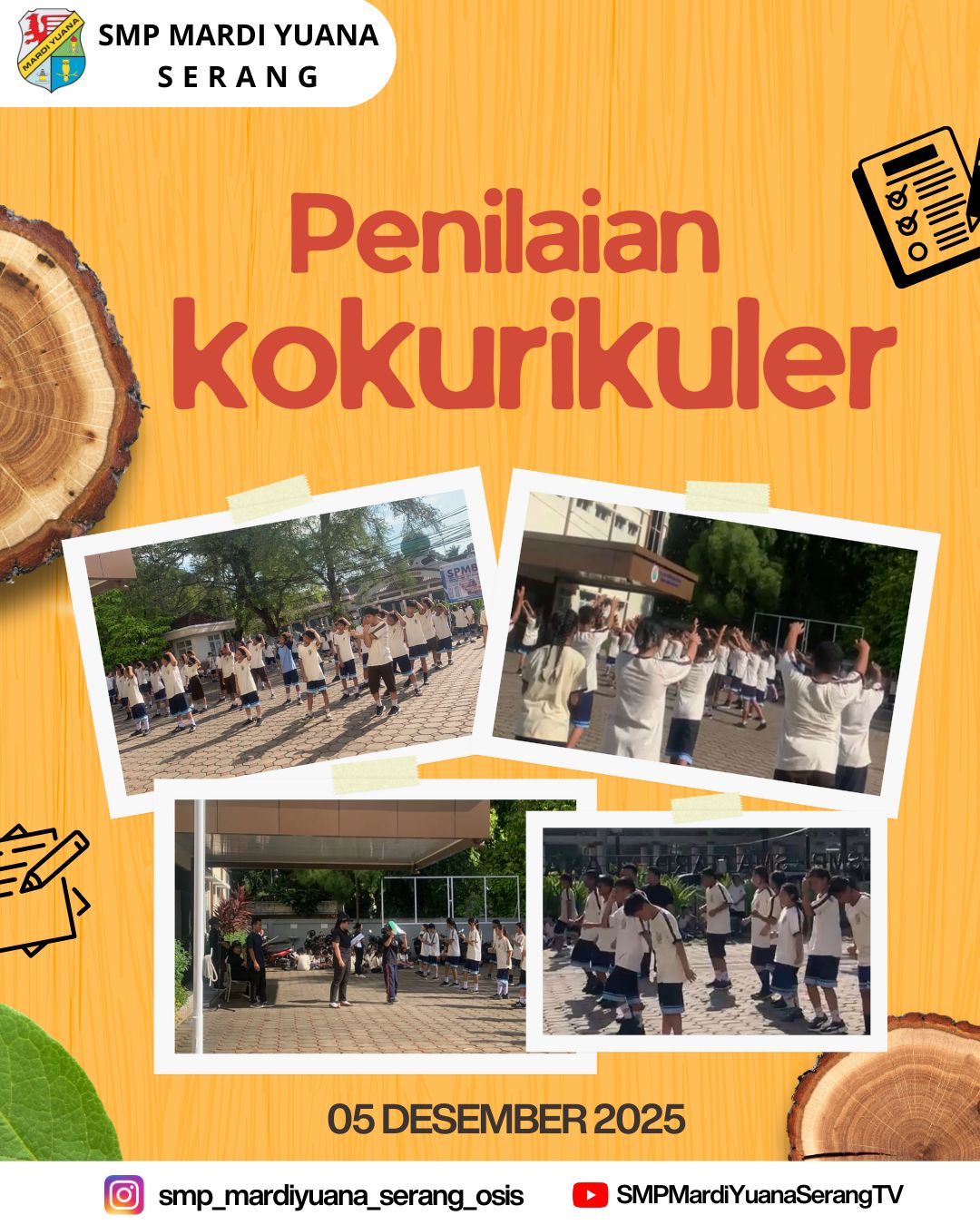 Penilaian Kokurikuler "Generasi Sehat dan Bugar"